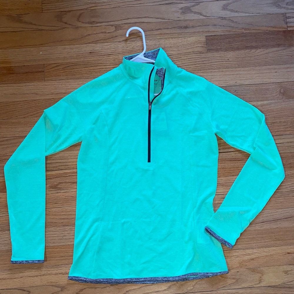 Green Under Amour 1/2 Zip
